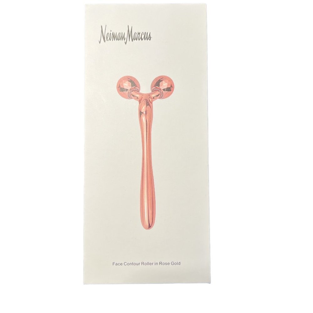 Neiman Marcus Face Contour Roller In Rose Gold - NEW
